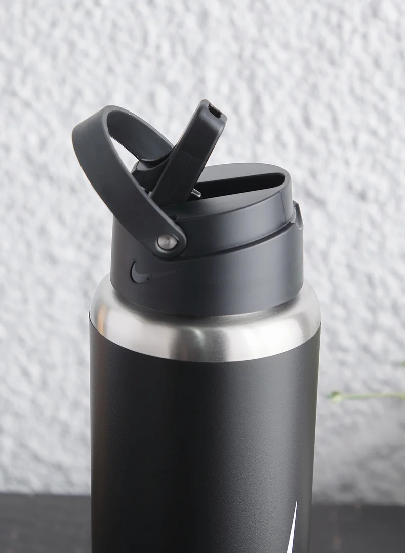 Nike BLACK/BLACK/WHITE Recharge Stainless Steel Straw Bottle 24 Oz  | Best Price UAE